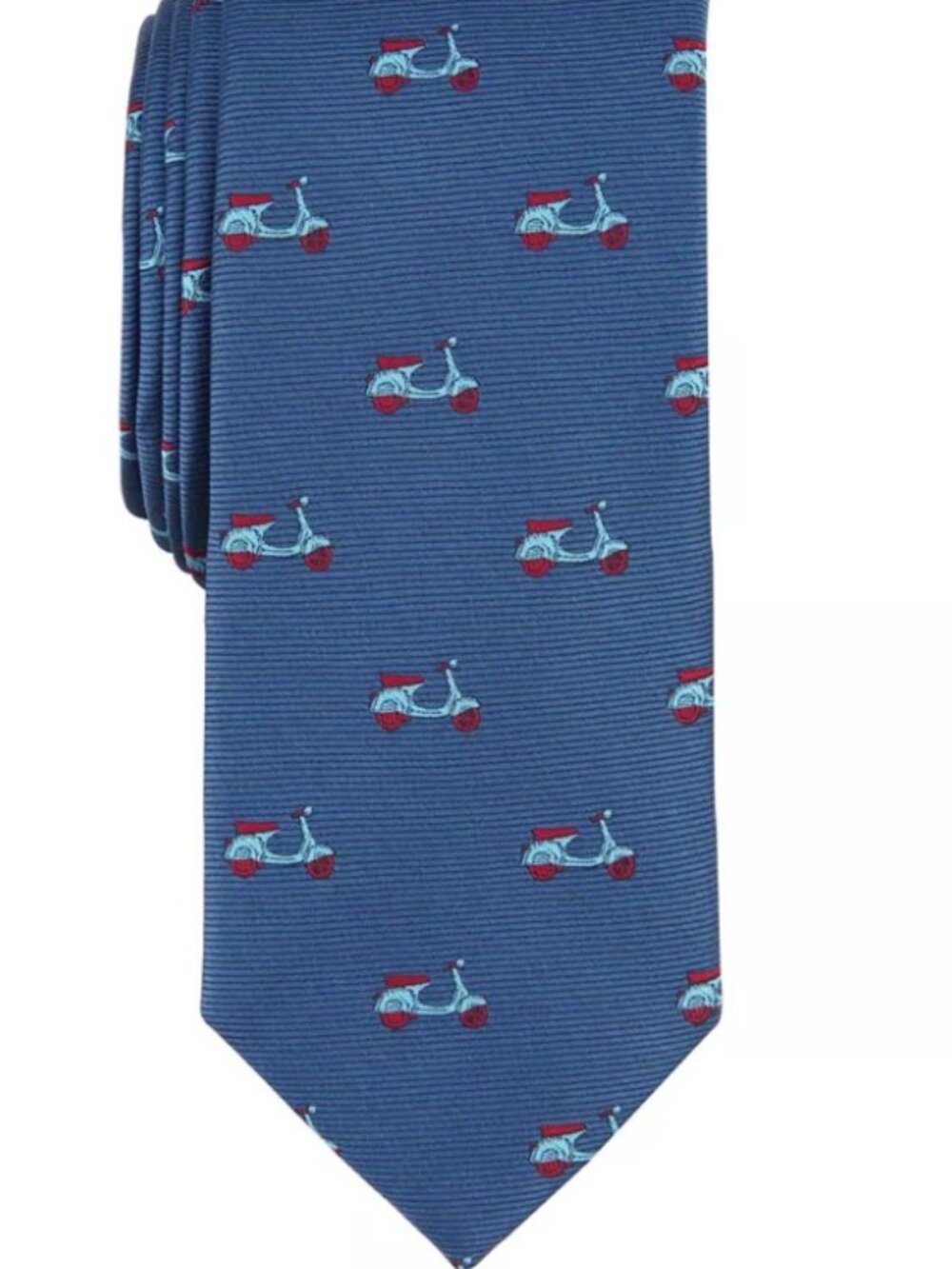 Bar III Mens Scooter Tie Blue OS